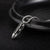ZINK Men's Silver Stainless Steel & Carbon Fiber Necklace | ZJPD021SM