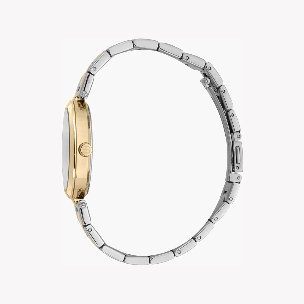 ESPRIT Women's Watch with Silver Stainless Steel Case and Silver & Gold Stainless Steel Band
