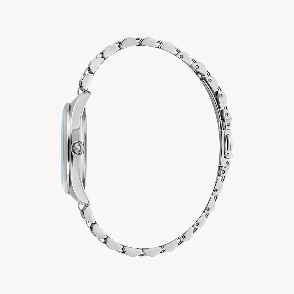 JUST CAVALLI Women's Watch with Silver Stainless Steel Case and Silver Stainless Steel Band