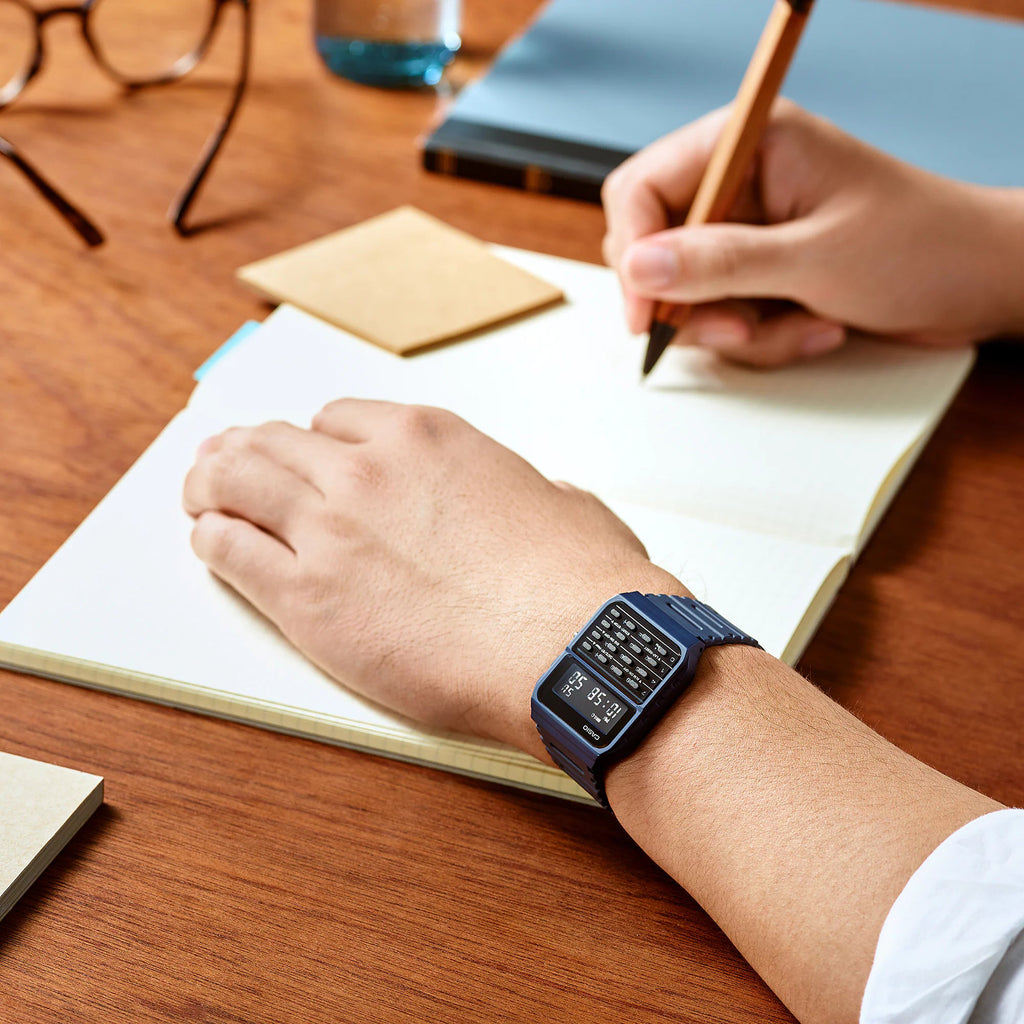 CASIO CA-53WF-2BDF - SPORTY BLUE DIGITAL WATCH WITH BUILT-IN CALCULATOR