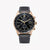 CITIZEN CA0773-15E DYNAMIC ELEGANCE - MEN'S GOLD STAINLESS STEEL TIMEPIECE WITH GREY LEATHER BAND