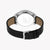 ESPRIT MENS BLACK LEATHER & DIAL STAINLESS STEEL TIMEPIECE - ELEGANT DURABILITY