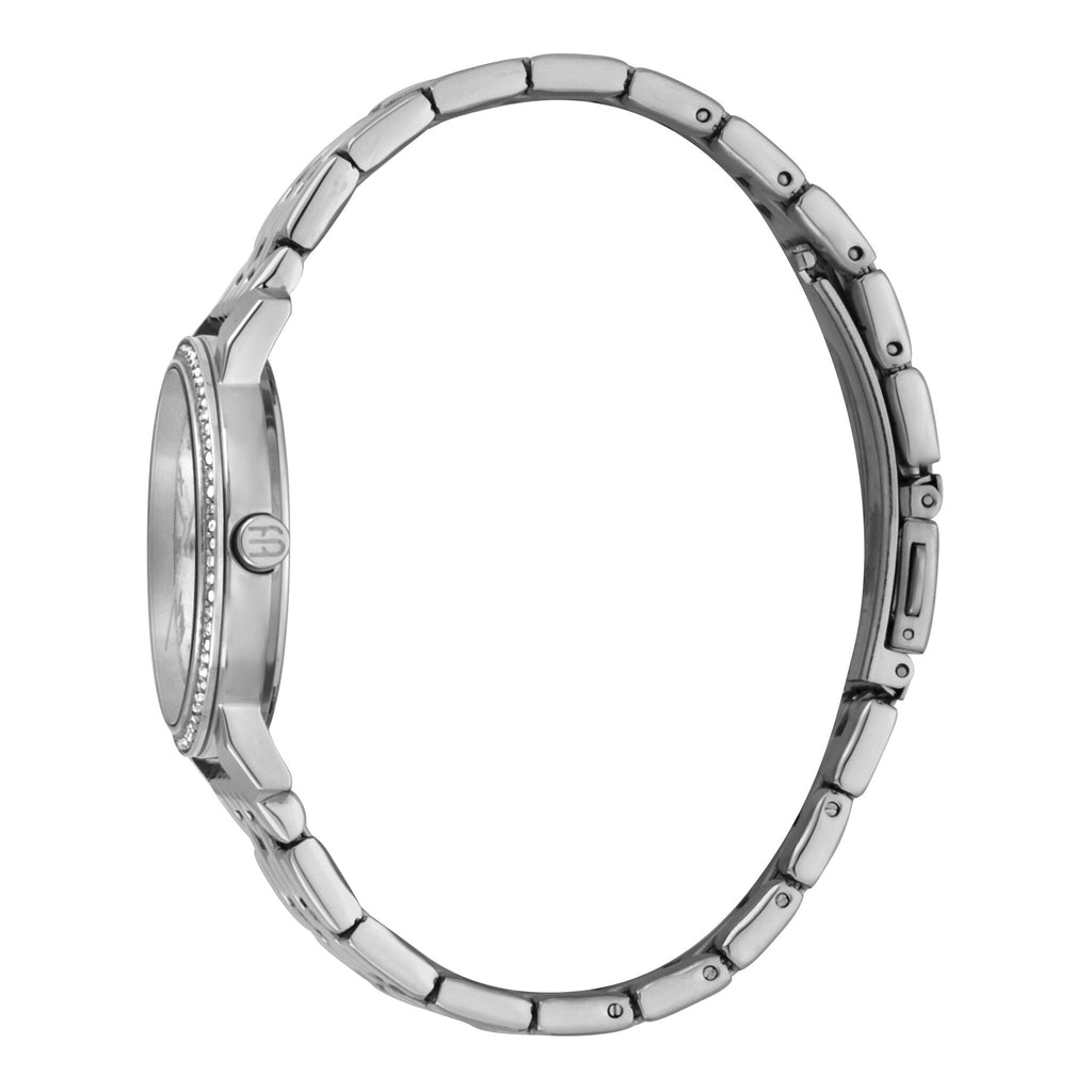 ESPRIT Women's Watch with Silver Stainless Steel Case and Silver Stainless Steel Band