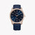 CITIZEN BH5003-00L - ROSEGOLD ELEGANCE: Men's Sophisticated Blue Dial Watch with Premium Calf Leather Band