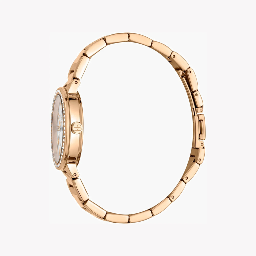 ESPRIT Women's Watch with Rose Gold Stainless Steel Case and Rose Gold Stainless Steel Band
