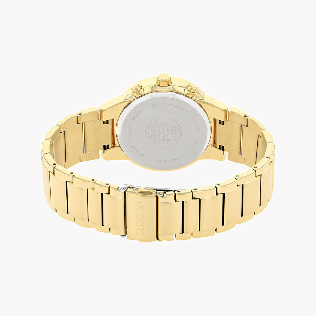 CITIZEN AT2242-55E - GOLD STRIKER MEN'S ECO-DRIVE CHRONOGRAPH WATCH