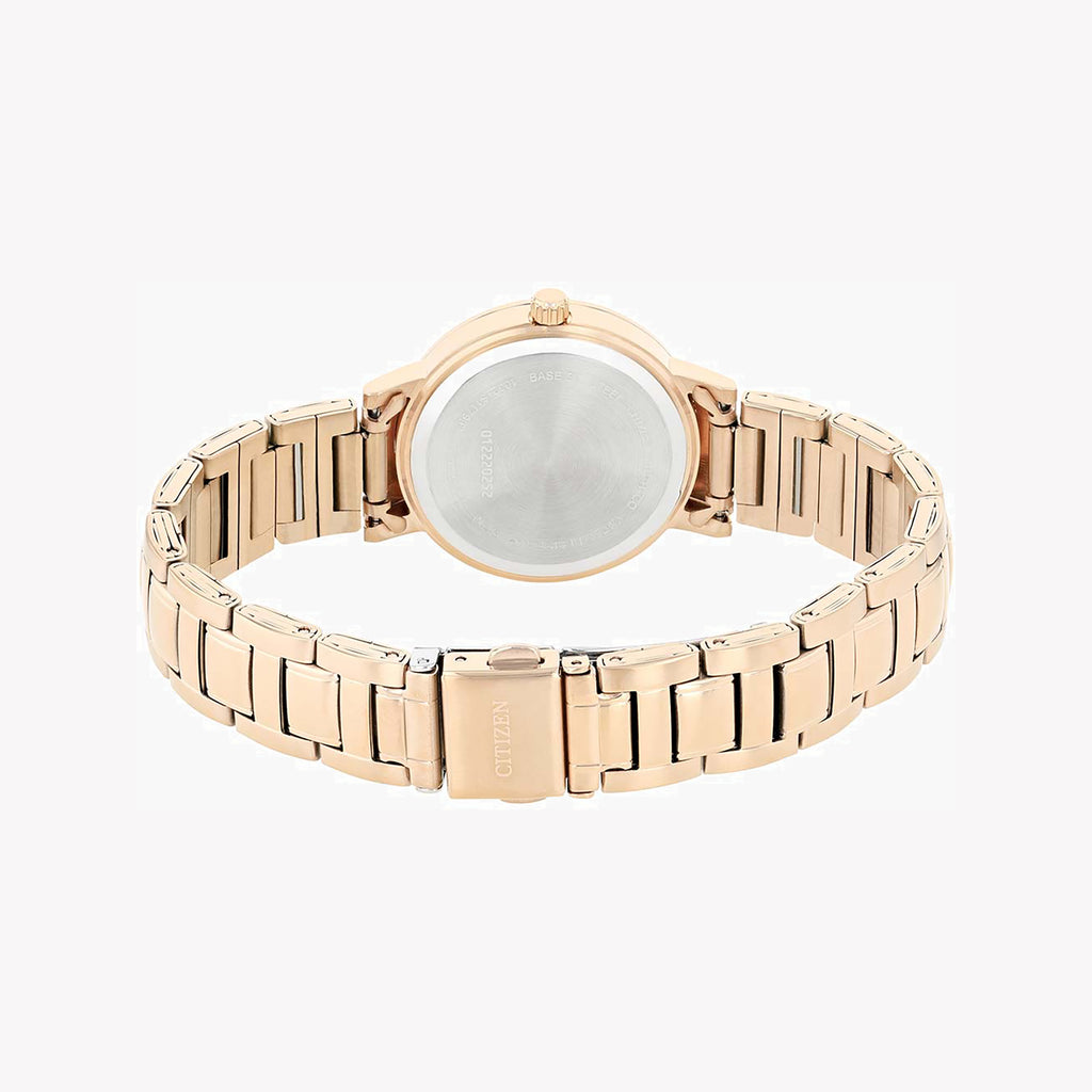 CITIZEN EL3048-53E ROSE GOLD SOPHISTICATION - TIMELESS CHIC FOR THE MODERN WOMAN