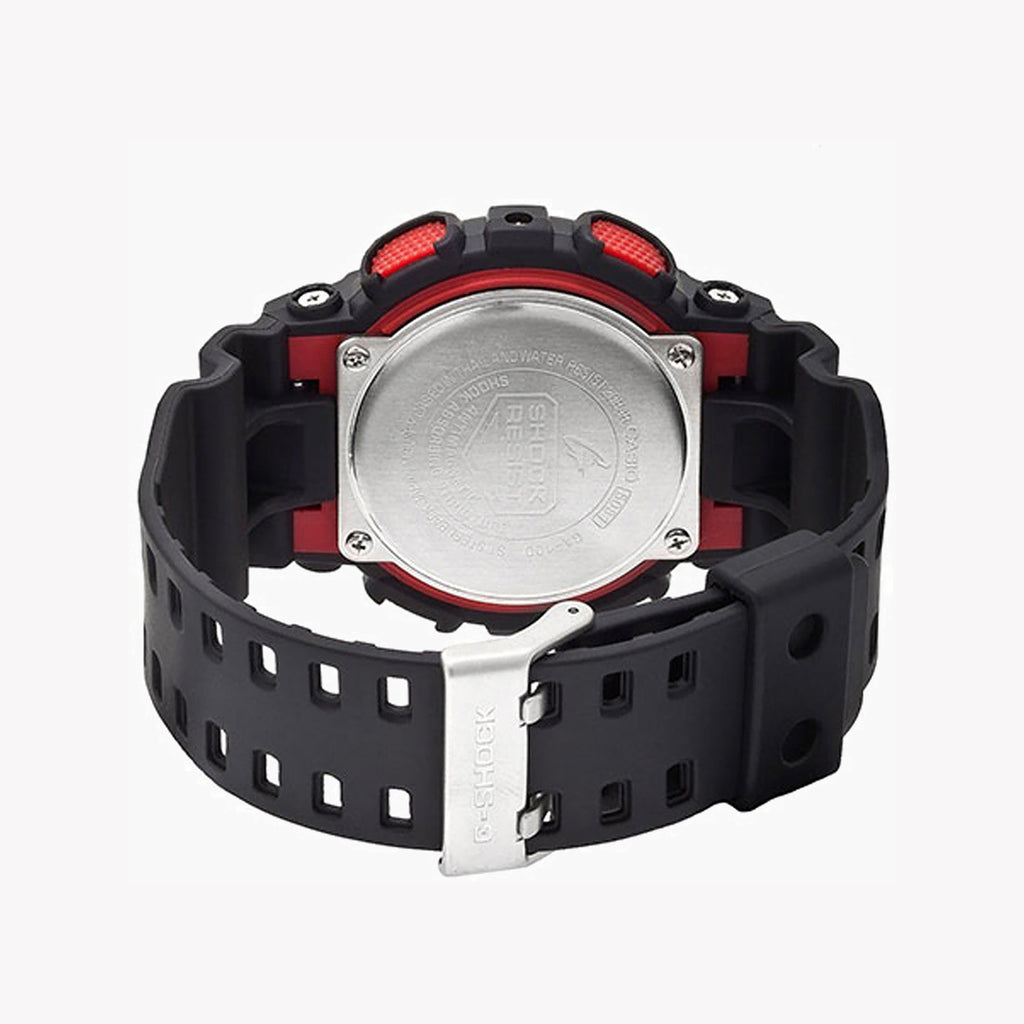 CASIO G-SHOCK GA-100-1A4 UNYIELDING STYLE - ADVENTURE-READY MEN'S WATCH WITH BLACK RESIN BAND