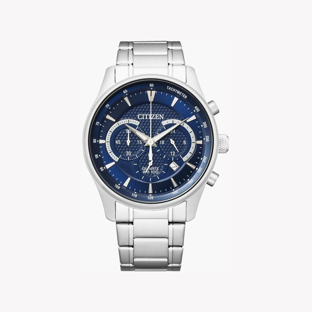 CITIZEN AN8190-51L - MODERN CLASSIC MEN'S WATCH WITH BLUE DIAL & CHRONOGRAPH FUNCTION