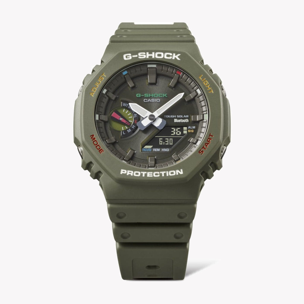 CASIO G-SHOCK GA-B2100FC-3ADR OLIVE ADVENTURER - TOUGH & STYLISH MEN'S WATCH