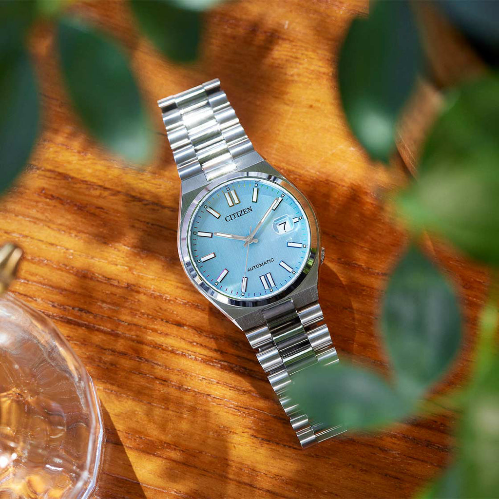 CITIZEN NJ0151-53L - ELEGANT AUTOMATIC MEN'S TIMEPIECE WITH STUNNING BLUE DIAL & STAINLESS STEEL BRACELET