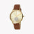 JUST CAVALLI Women's Watch with Gold Stainless Steel Case and Brown Leather Band