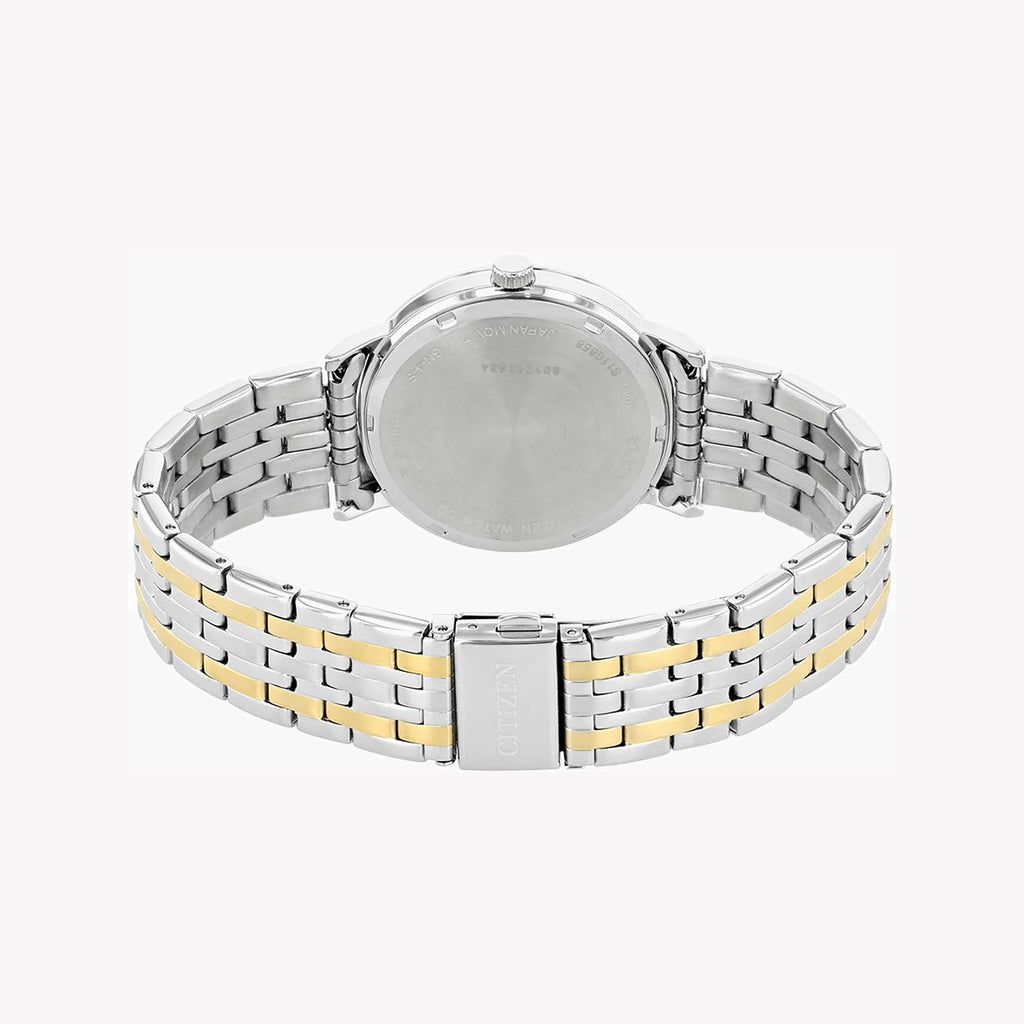 CITIZEN BE9174-55A - ELEGANTLY MODERN MEN'S TIMEPIECE WITH STUNNING SILVER & GOLD ACCENTS