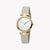 ESPRIT Women's Watch with Silver Stainless Steel Case and Beige Leather Band