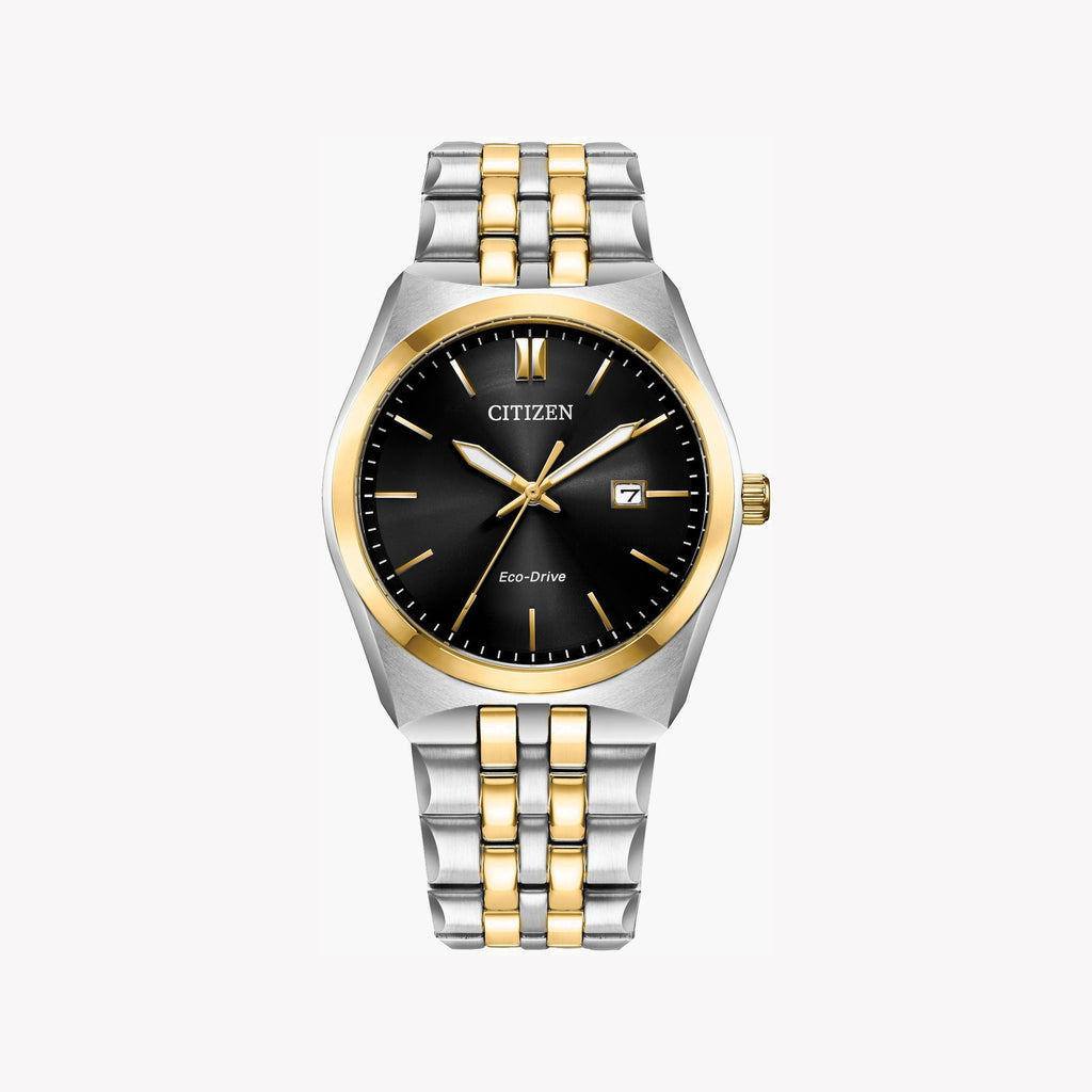 CITIZEN BM7334-58E - ELEGANT ECO-DRIVE TIMEPIECE FOR MEN WITH STUNNING SILVER & GOLD DESIGN