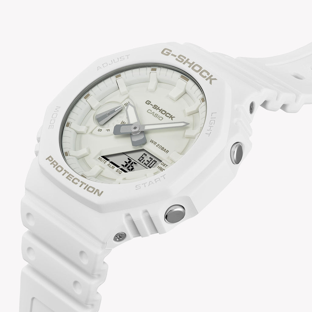 CASIO G-SHOCK GA-2100-7A7DR - ADVENTURE-READY WHITE RESIN MEN'S WATCH