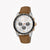 JUST CAVALLI JC1G204L0035 ELEGANT TIMEPIECE - MEN'S ROSE GOLD & SILVER DIAL LEATHER WATCH