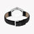ESPRIT MEN'S BLACK DIAL STAINLESS STEEL WATCH - ELEGANT FAUX LEATHER STRAP
