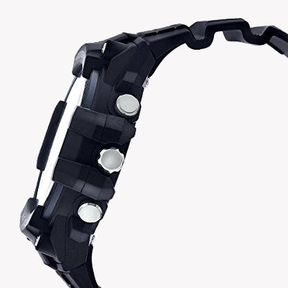 CASIO MCW-100H-1A3VDF MEN'S SPORTY ELEGANCE - RUGGED BLACK RESIN TIMEPIECE