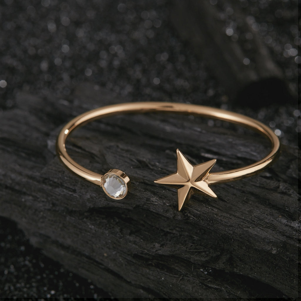 ZINK Women's Gold Stainless Steel Bracelet | ZFBG002GC