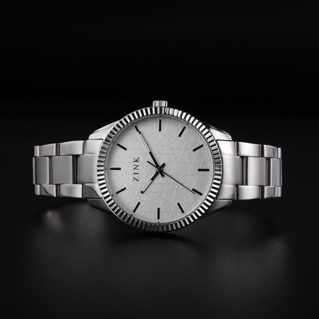 ZINK Women's Silver Stainless Steel Analog Watch | ZK128L1SS-16