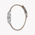 ESPRIT Women's Watch with Silver Stainless Steel Case and Gray Leather Band