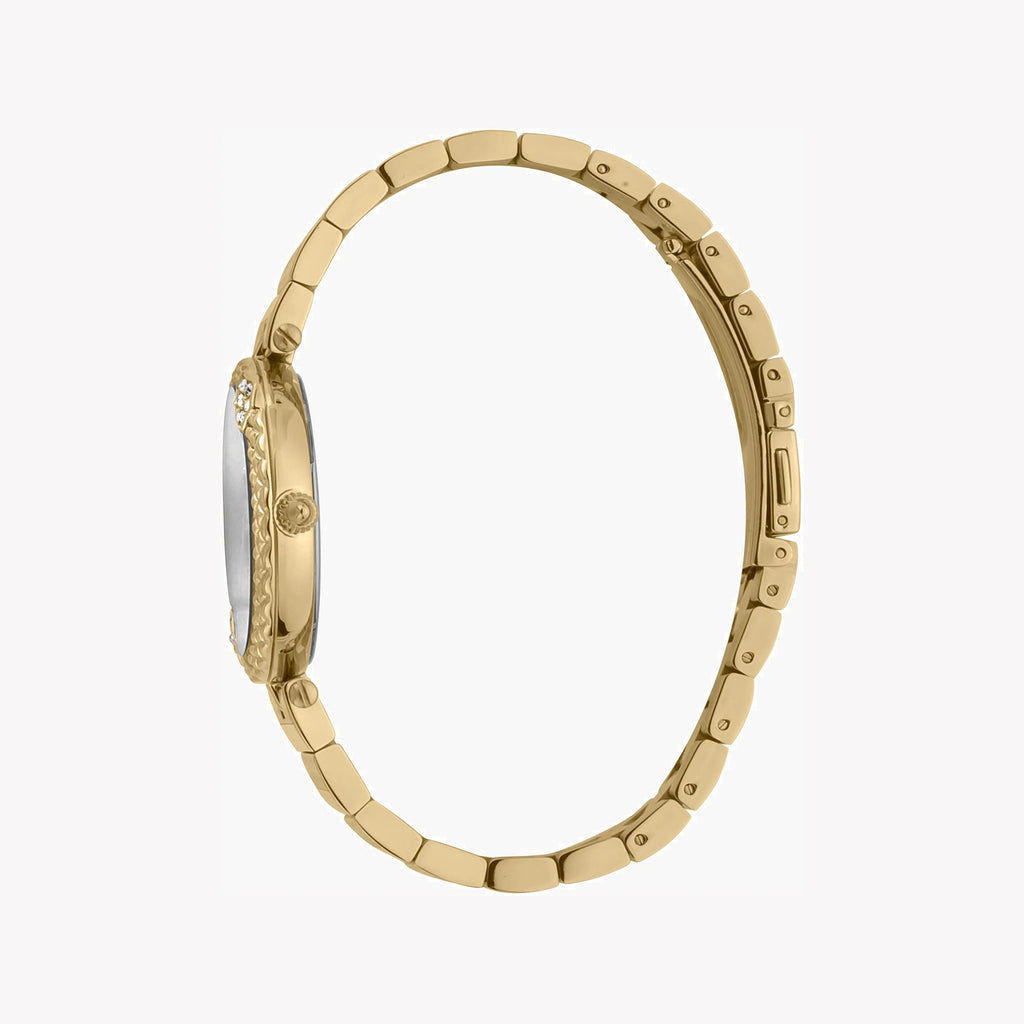 JUST CAVALLI Women's Watch with Gold Stainless Steel Case and Gold Stainless Steel Band