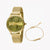 JUST CAVALLI Women's Watch with Gold Stainless Steel Case and Gold Stainless Steel Band