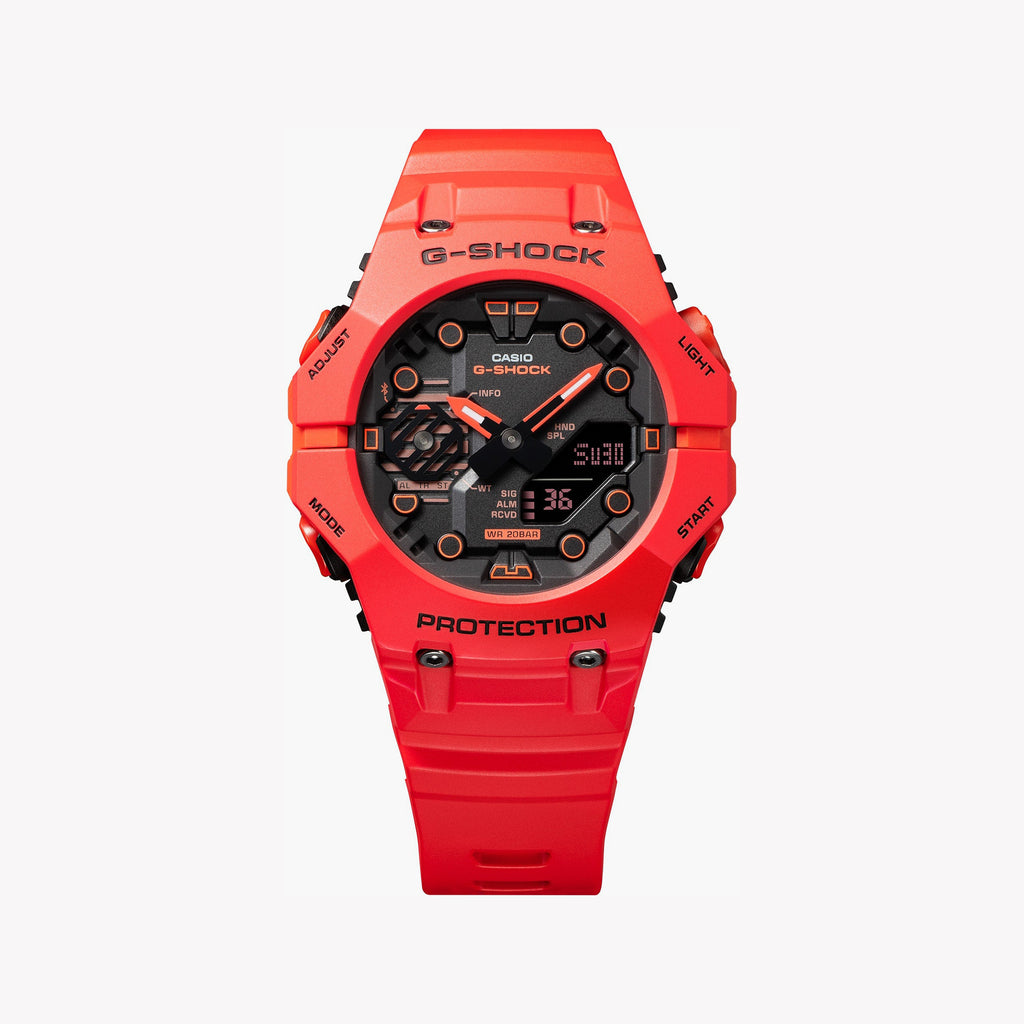 CASIO G-SHOCK GA-B001-4ADR ADVENTURE READY - BOLD PINK UNISEX WATCH with durable resin band and vibrant digital display