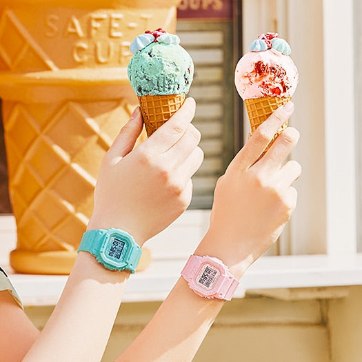 CASIO BABY-G BGD-560CR-2DR - VIBRANT BLUE SPIRIT UNISEX WATCH with sporty design and 200m water resistance