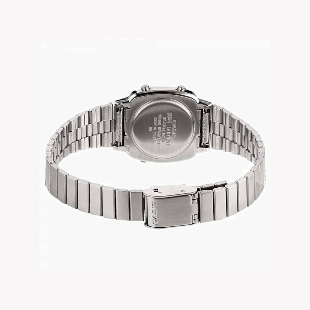 CASIO LA670WA-1DF ELEGANTLY RESILIENT - DIGITAL WOMEN'S WATCH WITH SLEEK SILVER DESIGN