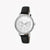 ESPRIT Women's Watch with Silver Stainless Steel Case and Black Leather Band