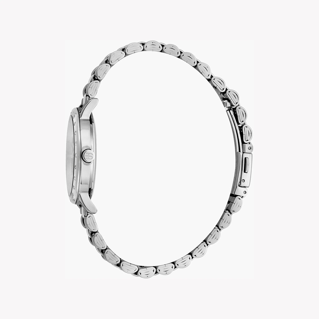 ESPRIT Women's Watch with Silver Stainless Steel Case and Silver Stainless Steel Band