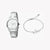 JUST CAVALLI Women's Watch with Silver Stainless Steel Case and Silver Stainless Steel Band