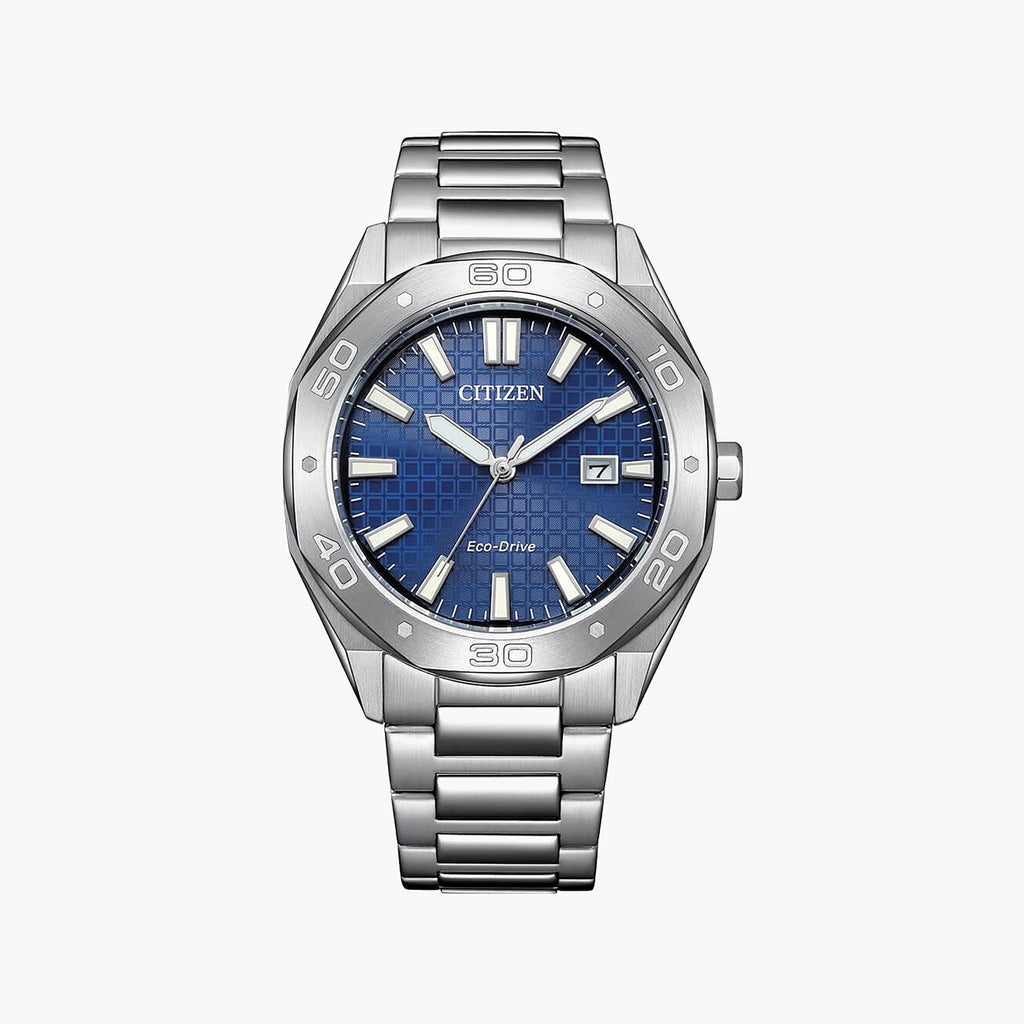 CITIZEN BM7630-80L - ELEGANT DYNAMISM MEN'S WATCH with Blue Dial & Stainless Steel Bracelet