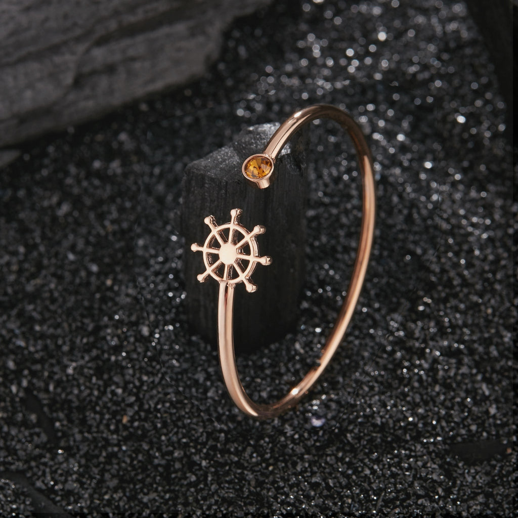 ZINK Women's Rose Gold Stainless Steel Bracelet | ZFBG004RGPN