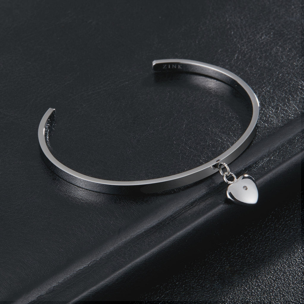 ZINK Women's Silver Stainless Steel Bracelet | ZFBG009S