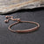 ZINK Women's Rose Gold Stainless Steel Bracelet | ZFBR004RGS