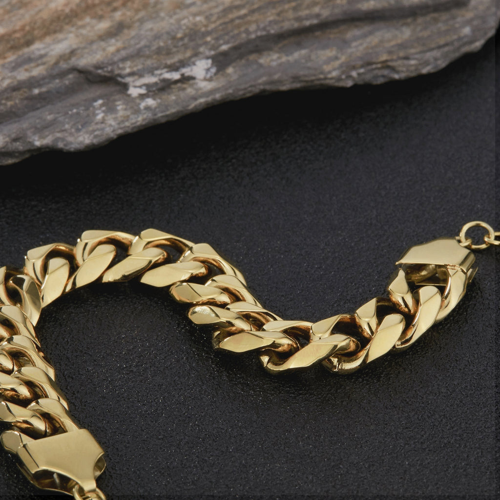 ZINK Women's Gold Stainless Steel Bracelet | ZFBR019G12M