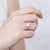 ZINK Women's Gold Stainless Steel Ring | ZFRG002GRC