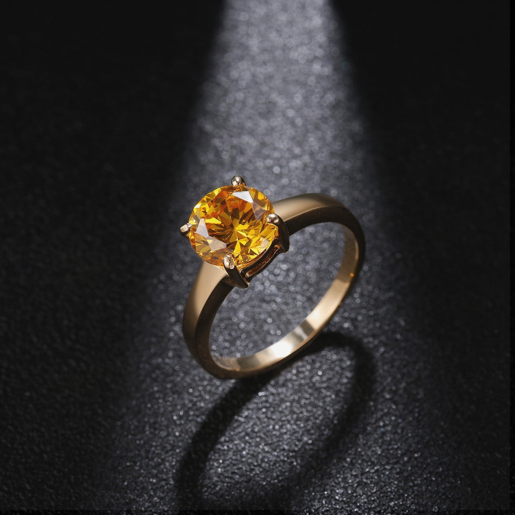 ZINK Women's Gold Stainless Steel Ring | ZFRG002GRG