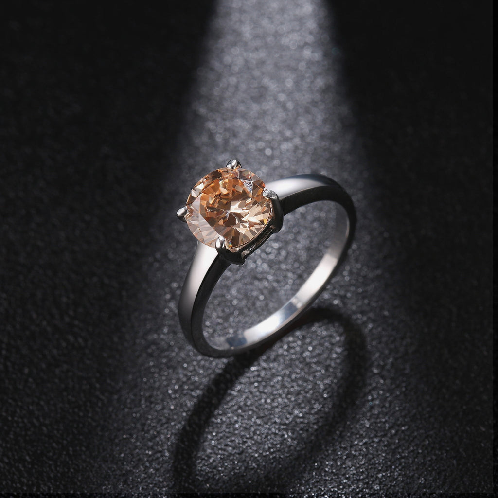 ZINK Women's Silver Stainless Steel Ring | ZFRG002SRCH