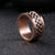 ZINK Men's Rose Gold Stainless Steel Ring | ZJRG024SPIG