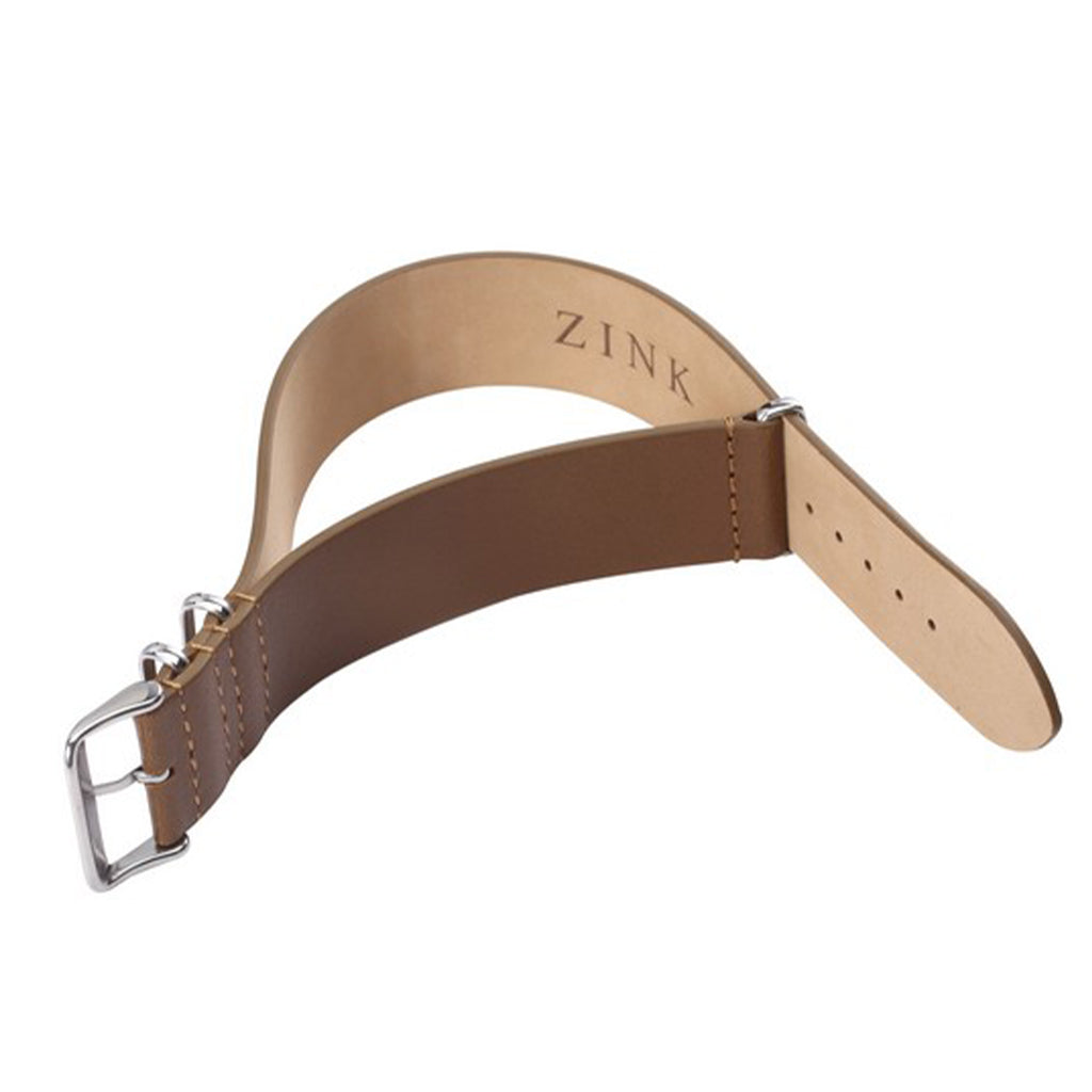 ZLB001BWS-20 Zink Genuine Leather Strap Outlet