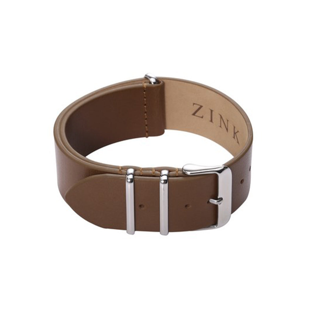 ZLB001BWS-20 Zink Genuine Leather Strap Outlet