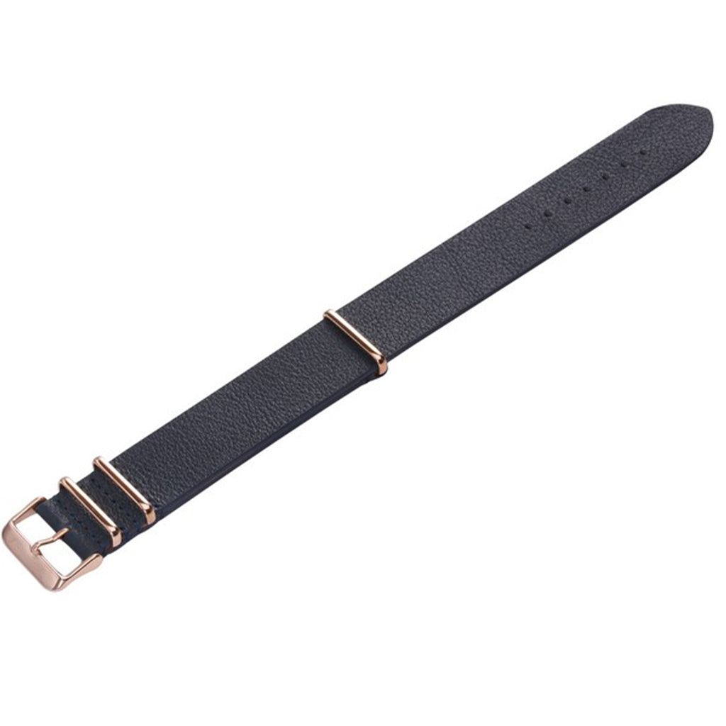 ZLB001DBRG Zink Men's Textured Genuine Leather Strap