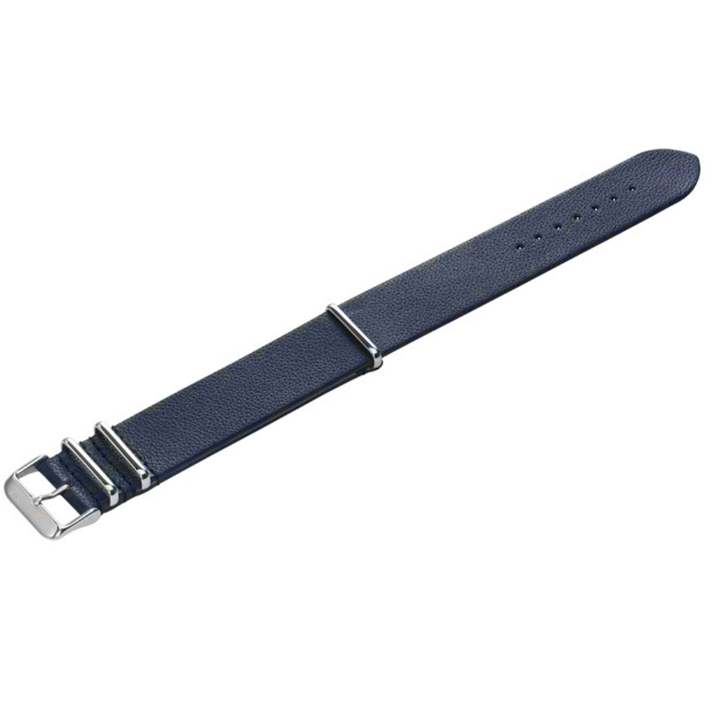 ZLB001DBS-24 Zink Textured Genuine Leather Strap Outlet