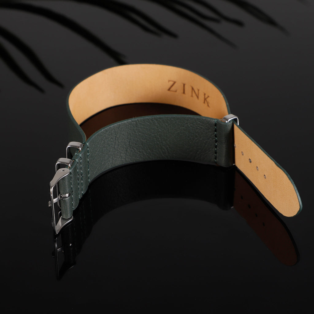 ZLB001DGS-22 Zink Crocodile Embossed Strap Outlet