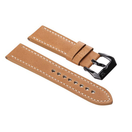 ZLB003KB-24 Zink Thick Genuine Leather Strap Outlet