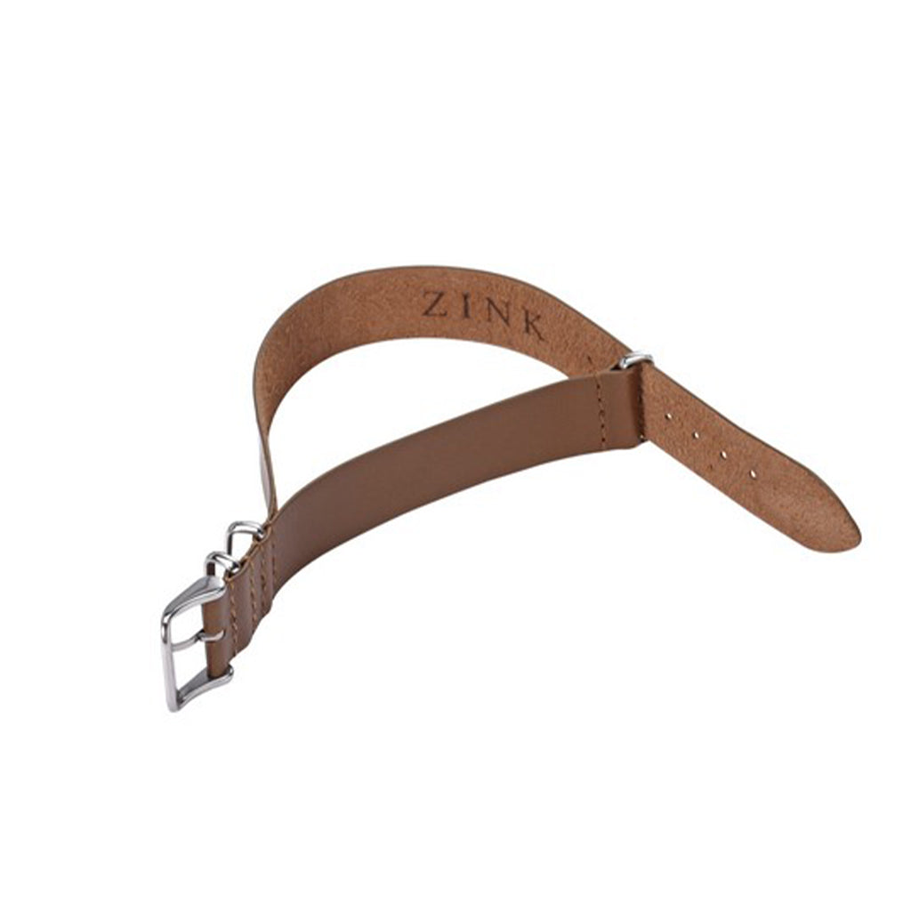ZLB005BWS-18 Zink Genuine Leather Strap Outlet